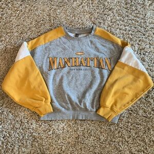 Crop Crewneck Sweatshirt Size S